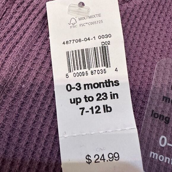 NWT Baby GAP Long Sleeve Shirt & Pants Bundle (0-3 Months) - Picture 5 of 5